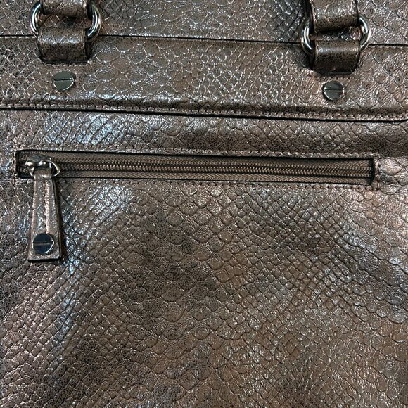 Nicole Miller Women's Greige (Grey/Beige) Handbag - Picture 4 of 8